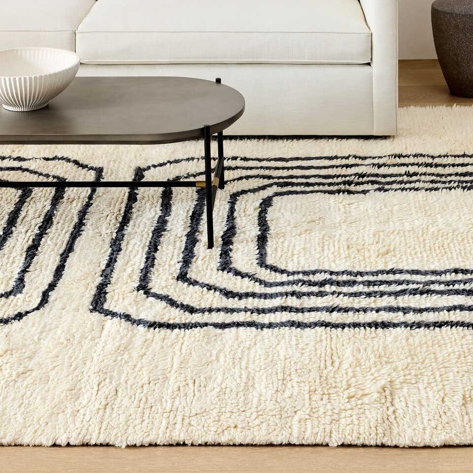 Arches Shag Rug West Elm UK